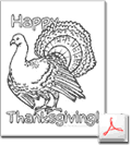 Thanksgiving Coloring Page