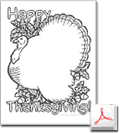 Thanksgiving Coloring Page 2