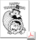 Thanksgiving Coloring Page 6