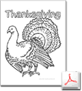 Thanksgiving Coloring Page