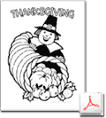 Thanksgiving Coloring Page 4