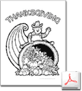 Thanksgiving Coloring Page 5