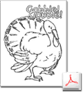 Turkey Coloring Page