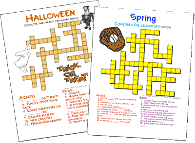 Halloween Crossword Puzzle