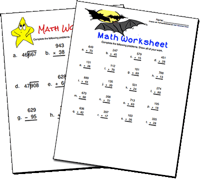 Math Worksheets