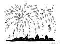 Fourth of July Coloring Page