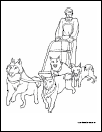 Iditarod Coloring Page