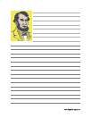 President's Day Blank Journal Page